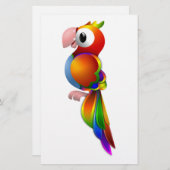 RAINBOW PARROT BRIEFPAPIER (Voorkant / Achterkant)