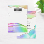 Rainbow Pastel Agate Jewelry Necklace Display (Bureau)