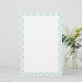 Rainbow Pastel Blue Briefpapier (Staand voorkant)