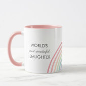 Rainbow Pastel Fille Mug (Gauche)