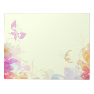 Rainbow Pastel Florals Notitieblok