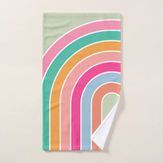 Rainbow Pastel Green (Serviette à main)
