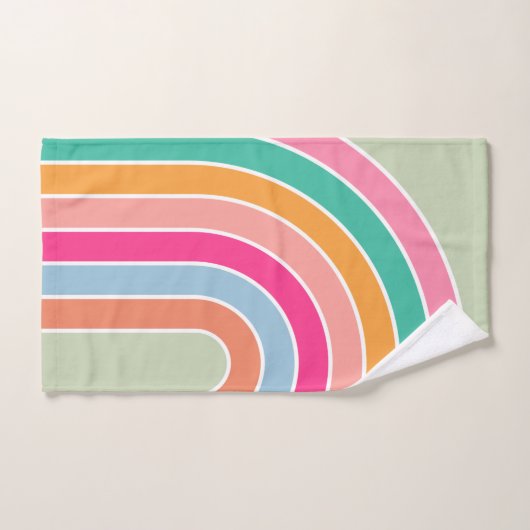 Rainbow Pastel Green (Serviette à main)