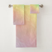 Rainbow Pastel Mandala design Bad Handdoek (Insitu)
