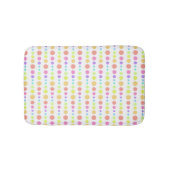 Rainbow Pastel Stippen Pattern Badmat (Voorkant)
