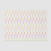 Rainbow Pastel Stippen Pattern Tissuepapier (Voorkant)
