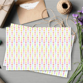 Rainbow Pastel Stippen Pattern Tissuepapier