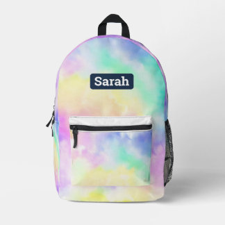 Rainbow Pastel Tie Dye Rugzak