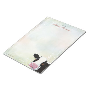 Rainbow Pastel zwart-wit Kabeljauw groot laptopblo Notitieblok