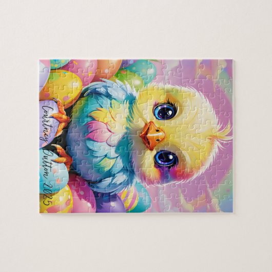 Rainbow Paster Chick 2025 Puzzle (Horizontal)