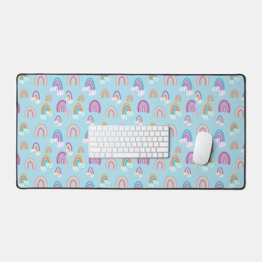 Rainbow pattern bureaumat (Keyboard & Muis)