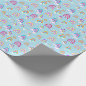 Rainbow pattern cadeaupapier (Hoek)