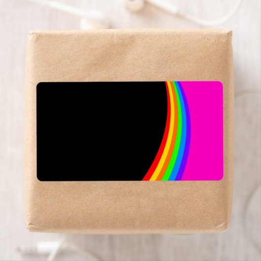 RAINBOW PATTERN ETIKET (Insitu)