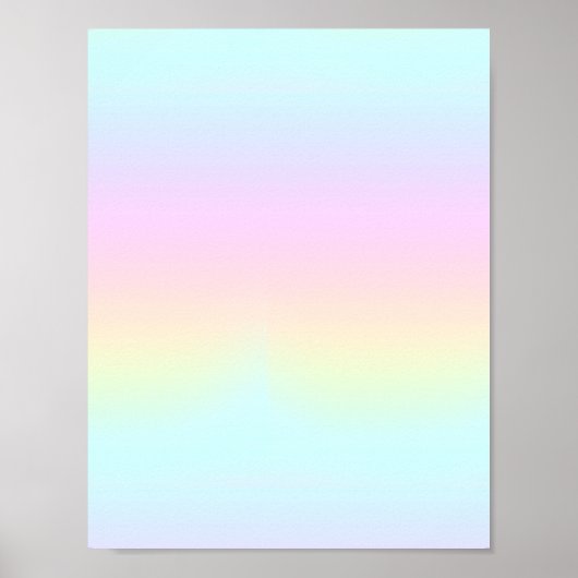 Rainbow Pattern Instant Download Poster (Voorkant)