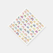 Rainbow pattern servet (Hoek)