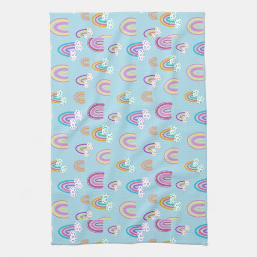 Rainbow pattern theedoek (Verticaal)