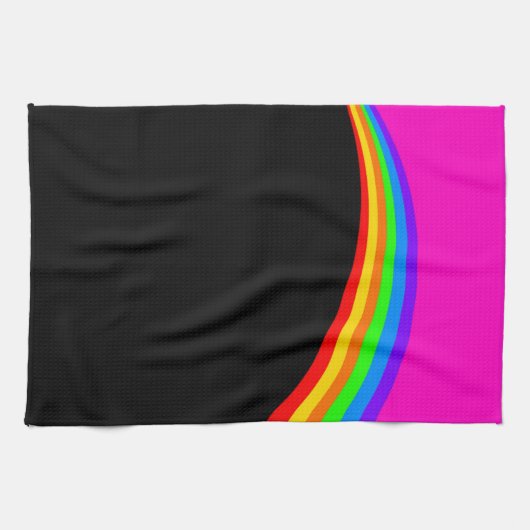 RAINBOW PATTERN THEEDOEK (Horizontaal)