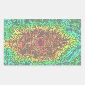 Rainbow Patterned Sticker (Voorkant)