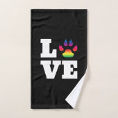 Rainbow paw (Serviette à main)