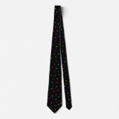 Rainbow Pawprint Necktie Stropdas (Voorkant)
