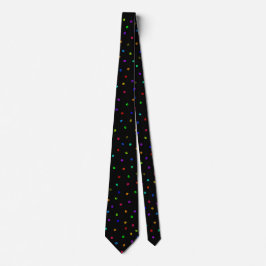 Rainbow Pawprint Necktie Stropdas