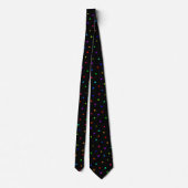 Rainbow Pawprint Necktie Stropdas (Achterkant)
