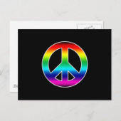 RAINBOW PEACE BRIEFKAART (Voorkant / Achterkant)