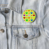 Rainbow Peace Button (In situ)