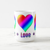 Rainbow Peace Love BBG Mug (Centre)