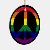Rainbow Peace Ornament (Rechts)
