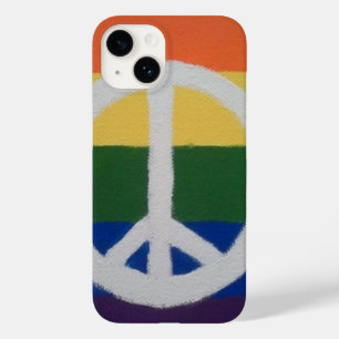 Rainbow Peace Sign-Hoesje voor Apple of Samsung Case-Mate iPhone 14 Hoesje