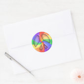 Rainbow Peace Sticker (Envelop)
