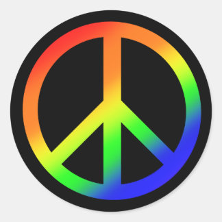 Rainbow Peace Sticker