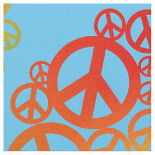 Rainbow Peace Symbool Hart Stof