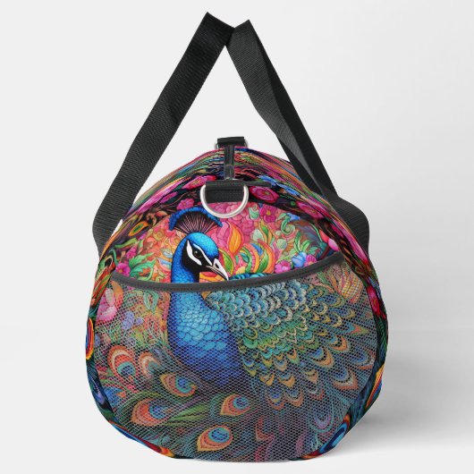 Rainbow Peacock Grand sac à double (Droite)