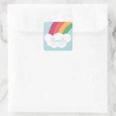 Rainbow pelffy nuage enfants merci pour sticker (Sac)