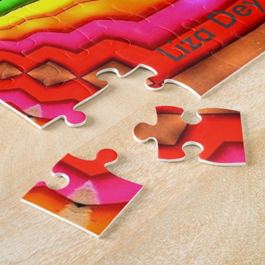 Rainbow Pencil Jigsaw Puzzel (Zijkant)