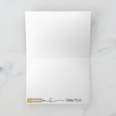 Rainbow Pencil Teacher Bedankt Card (Binnen)