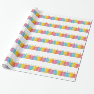 Rainbow Pencils die papier terugbrengen naar schoo