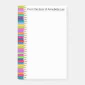 Rainbow Pencils Post-it® Notes (Voorkant)
