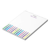 Rainbow Pens Personalized Teacher Notitieblok (Gedraaid)