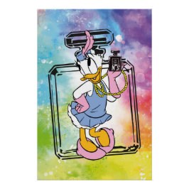 Rainbow Perfume Pop (Glam Duck) Perfect Poster