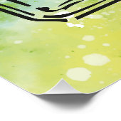 Rainbow Perfume Pop (Glam Duck) Perfect Poster (Hoek)