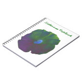 Rainbow Petunia Carnet personnalisable (Côté gauche)