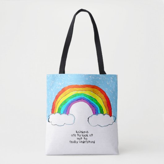 Rainbow Philosophy Canvas tas (Voorkant)