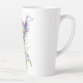 Rainbow Phoenix Latte Mok door Brow Bird (Rechts)