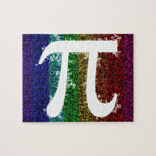 Rainbow Pi-teken Legpuzzel
