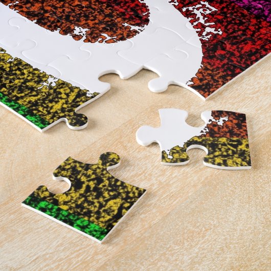 Rainbow Pi-teken Legpuzzel (Zijkant)