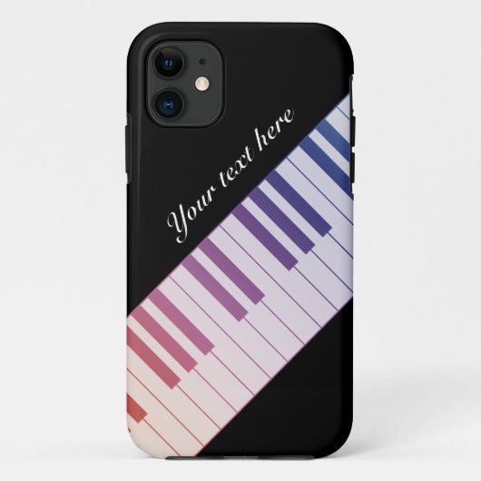 Rainbow Piano Keys iPhone 5 Case-Mate iPhone Case (Achterkant)