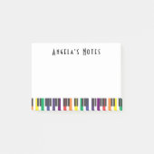 Rainbow Piano Keys Post-it® Notes (Voorkant)